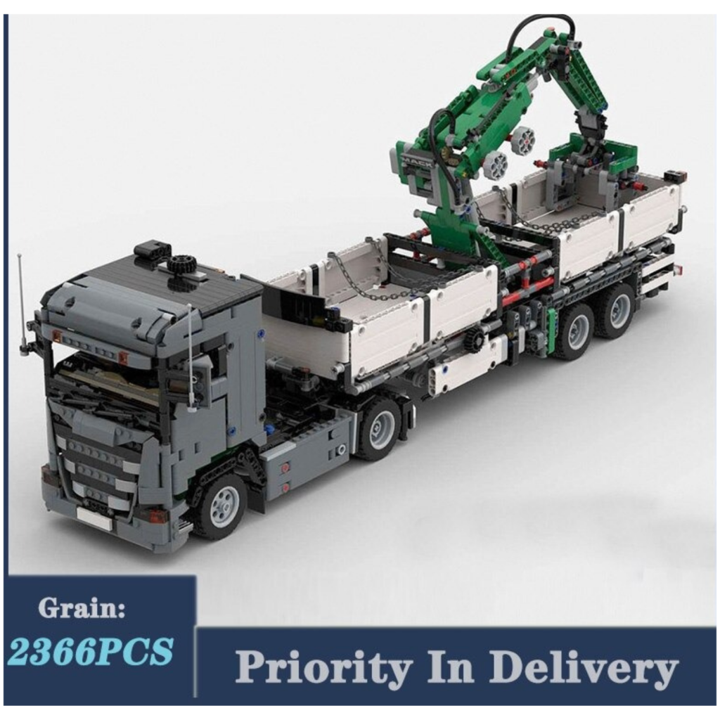 Grab Crane Trainer MOC-97635 Technic With 2366 Pieces