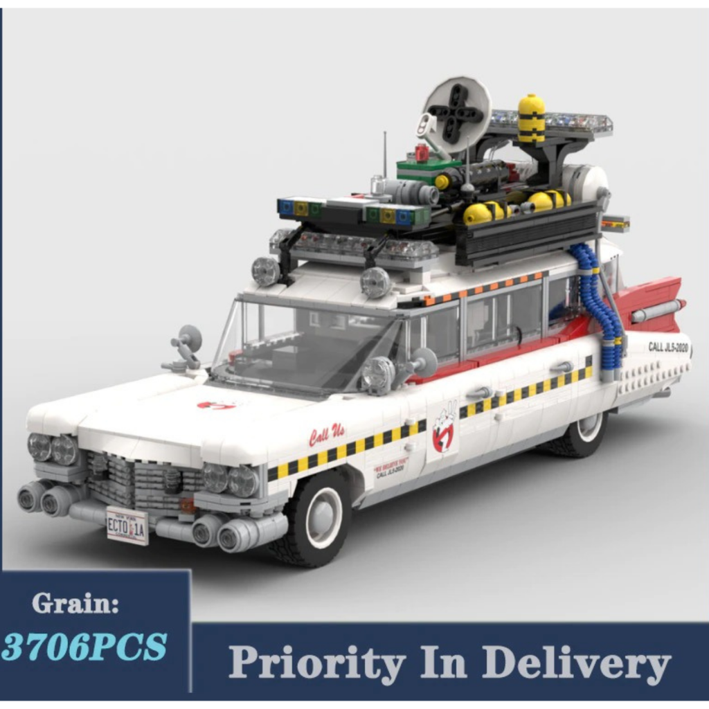 Ecto 1A - GB2 Model MOC-95200 Technic With 3706 Pieces