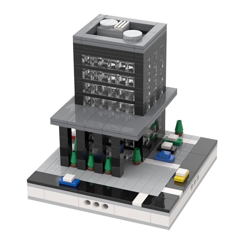 MOCBRICKLAND MOC-32984 Office Building for a Modular City