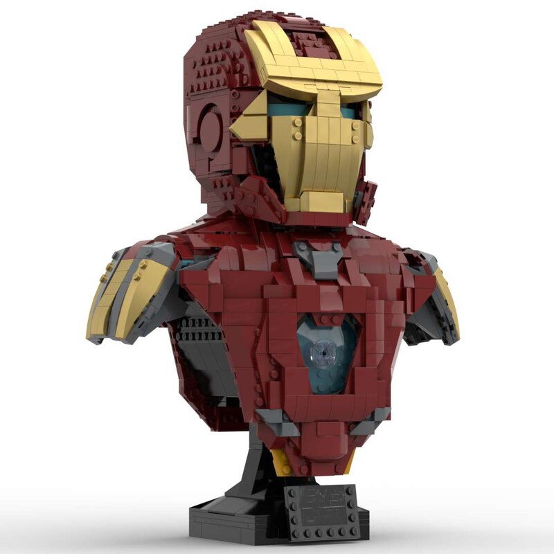 MOCBRICKLAND MOC-68658 Iron Man Bust