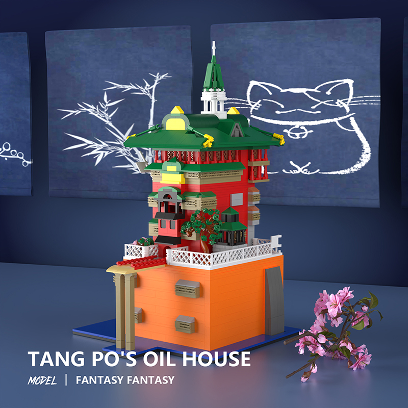MOCBRICKLAND MOC-89772 Tang Po’s Oil House