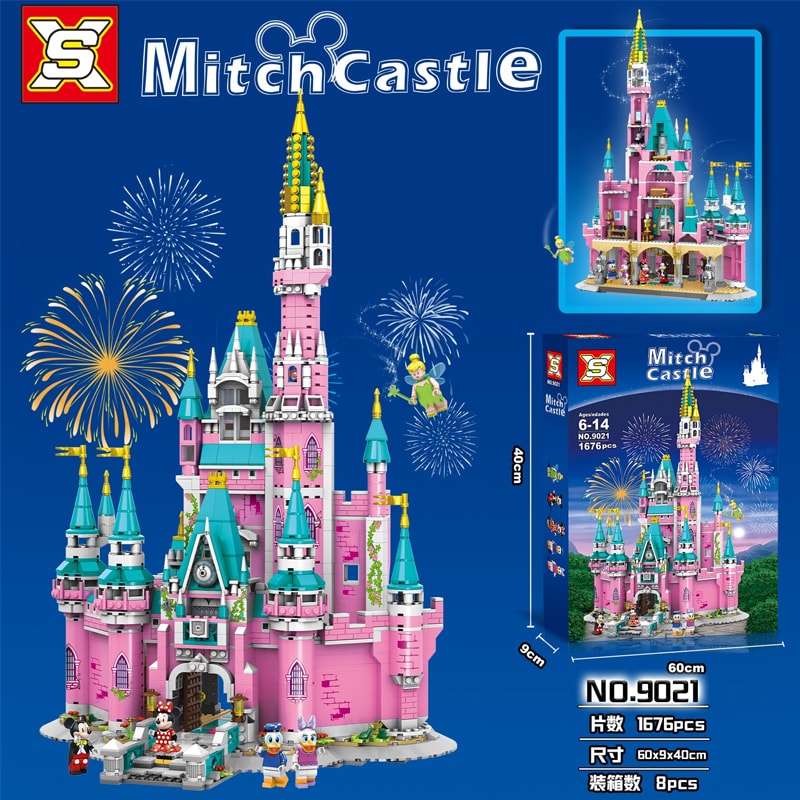 Modular Building SX 9021 Pink Mitch Castle Paradise
