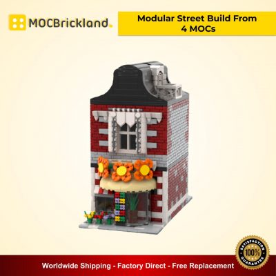 Modular Street Build From 4 MOCs MOC 33843 City Designed By Gabizon With 6824 Pieces