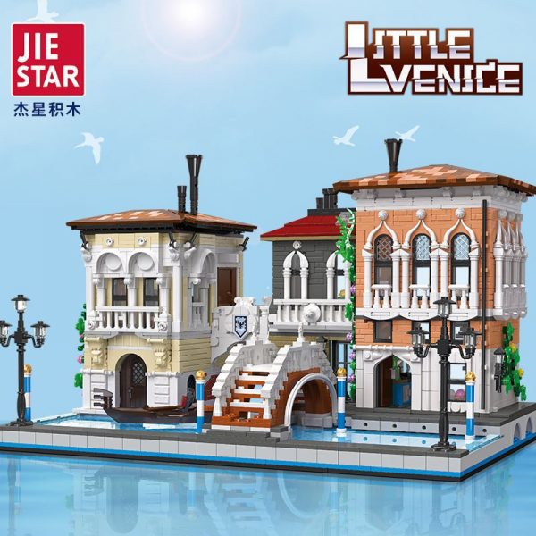 The Little Venice Modular Building JIESTAR 89122 with 3050 pieces
