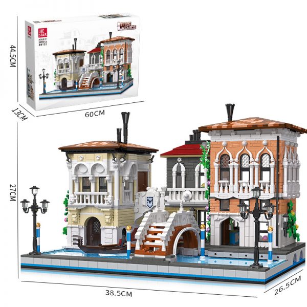 The Little Venice Modular Building JIESTAR 89122 with 3050 pieces