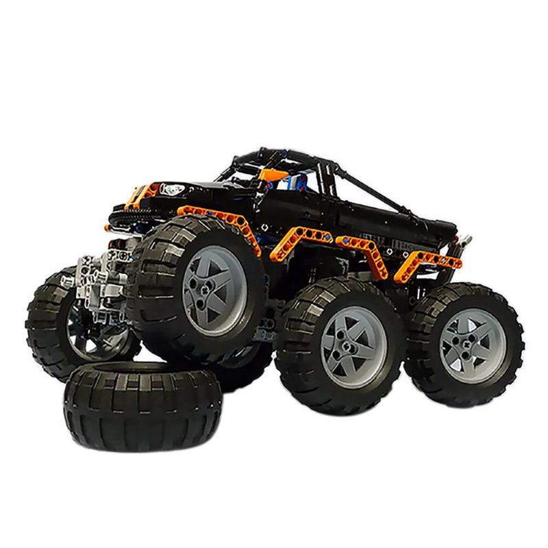 MOCBRICKLAND MOC-1244 Monster Truck 6x6