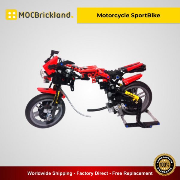 Motorcycle SportBike MOC 5295 Technic Designed By NikolayZubov With 913 Pieces