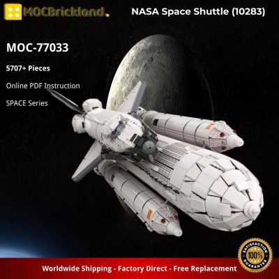 MOCBRICKLAND MOC-77033 NASA Space Shuttle (10283) - Columbia STS-1 External Fuel Tank and SRB Addons