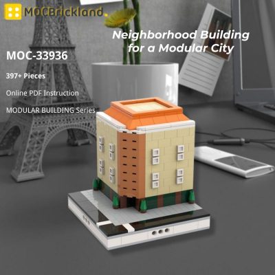 MOCBRICKLAND MOC-33936 Neighborhood Building for a Modular City