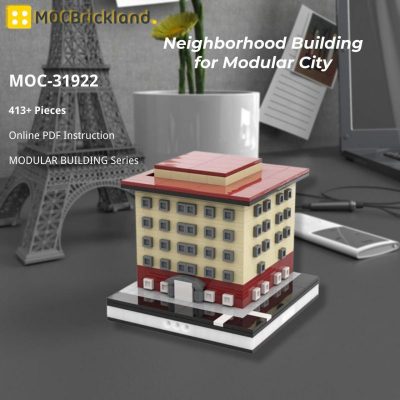 MOCBRICKLAND MOC-31922 Neighborhood Building for Modular City