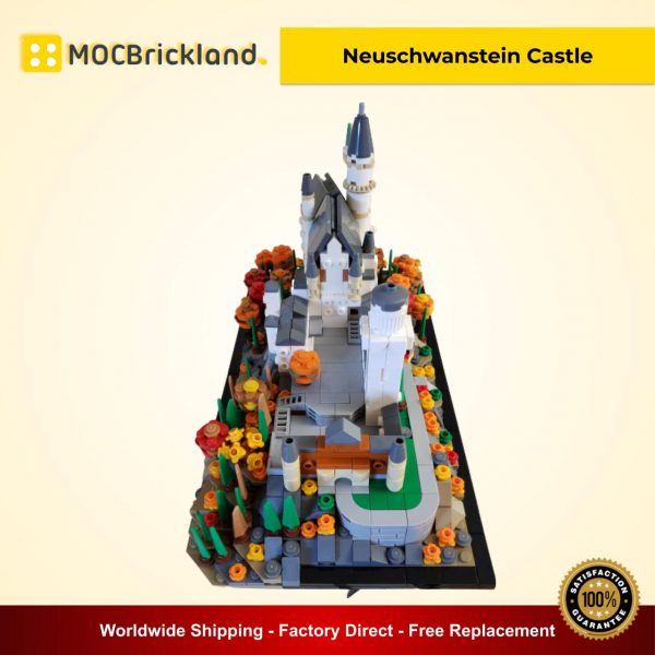 Neuschwanstein Castle MOC 46237 Modular Building Designed By Benbuildslego With 1320 Pieces