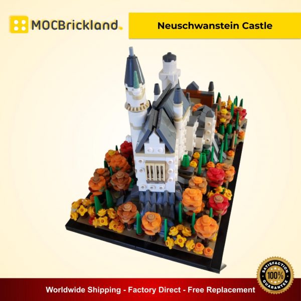 Neuschwanstein Castle MOC 46237 Modular Building Designed By Benbuildslego With 1320 Pieces