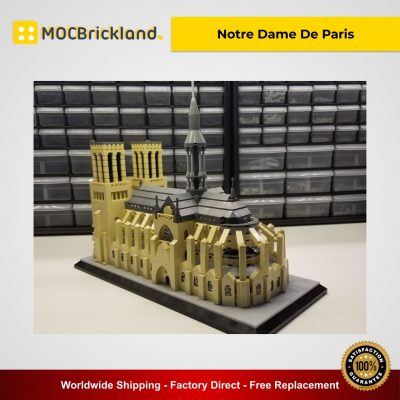 Notre Dame De Paris MOC 24774 Modular Building Designed By FredL45 With 1770 Pieces