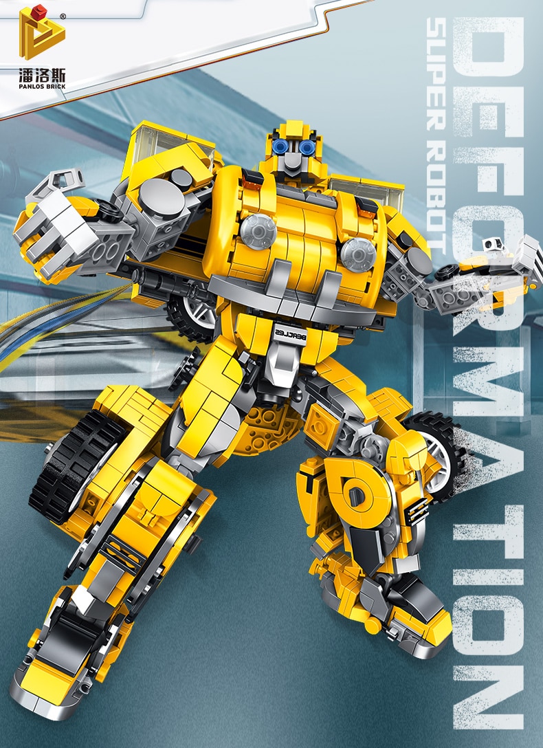 PANLOSBRICK 621019 Robot 8in1 Transformers Bumblebee