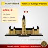 Parliament Buildings Of Canada MOC 0182 Modular Building Designed By JKBrickworks