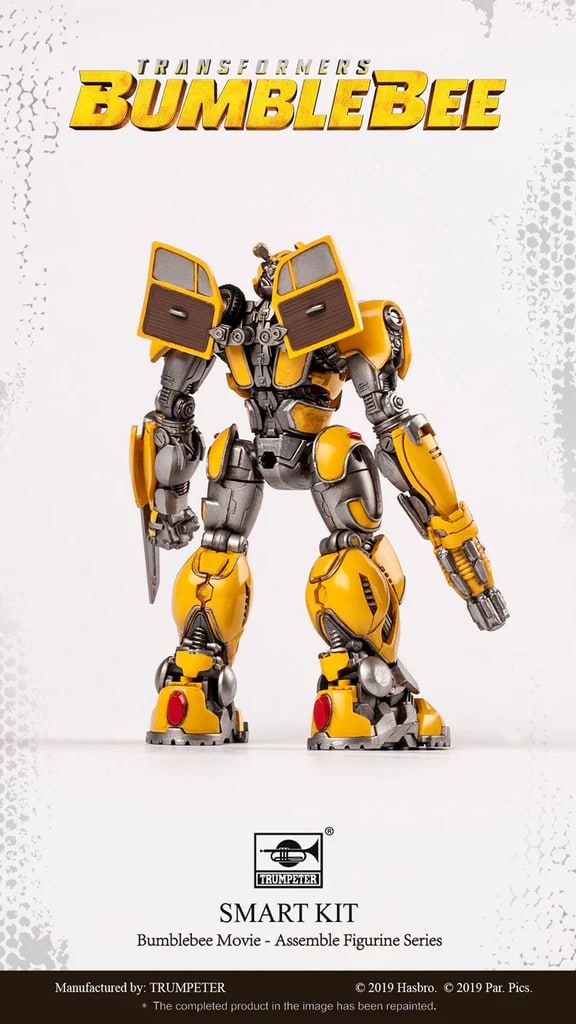 Transformers Yellow Autobot Bumblebee TRUMPETER 08100 Movie With 60+ Pieces