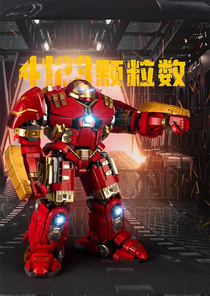 Hulkbuster Movie K-BOX V5004 With 4123 Pieces