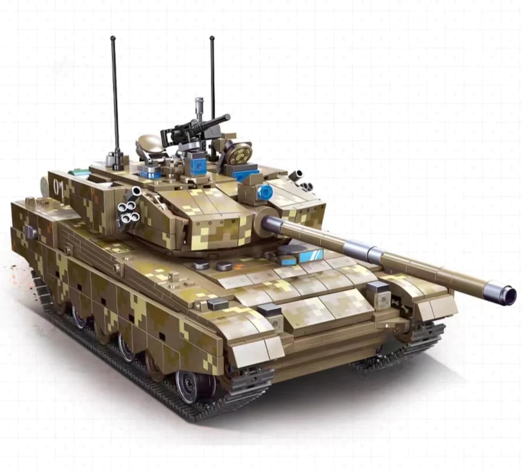 ZTZ-99A MBT Main Battle Tank JIE STAR 61038 Military With 1298 Pieces