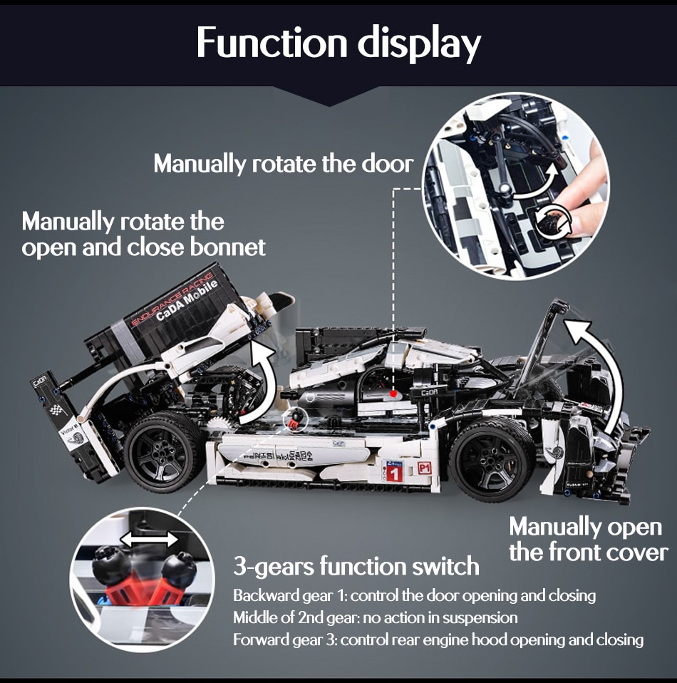 CADA C61016 Porsche 919 Hybrid Sports-Car