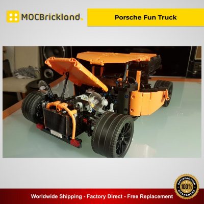 Porsche Fun Truck MOC 19885 Technic Designed By Nobsta With 1393 Pieces