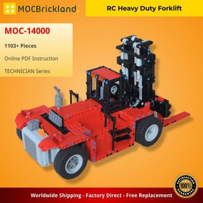 MOCBRICKLAND MOC-14000 RC Heavy Duty Forklift