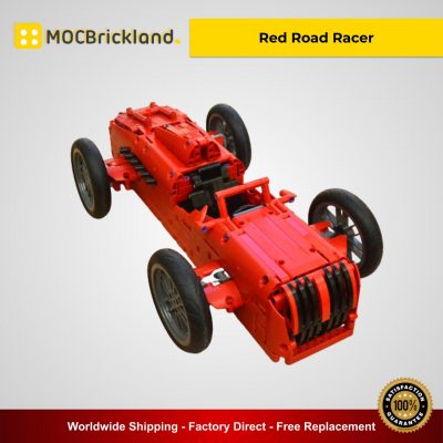 Red Road Racer MOC 5370 Technic Designed By Technicbasics With 888 Pieces