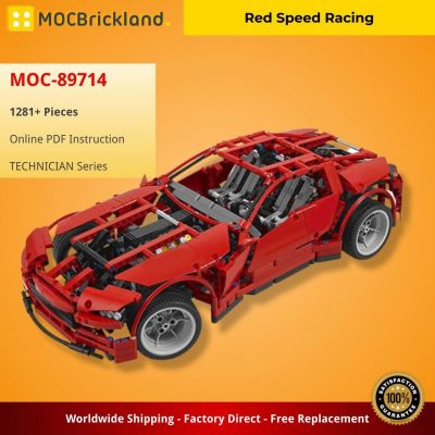 MOCBRICKLAND MOC-89714 Red Speed Racing