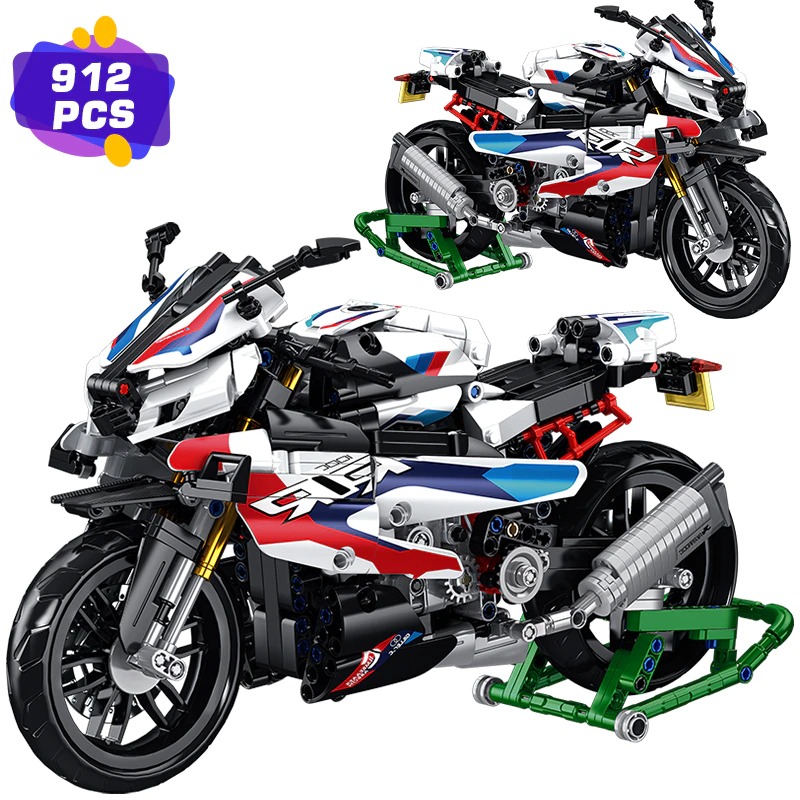 MOCBRICKLAND MOC-89700 RR Motor League Motorcycle