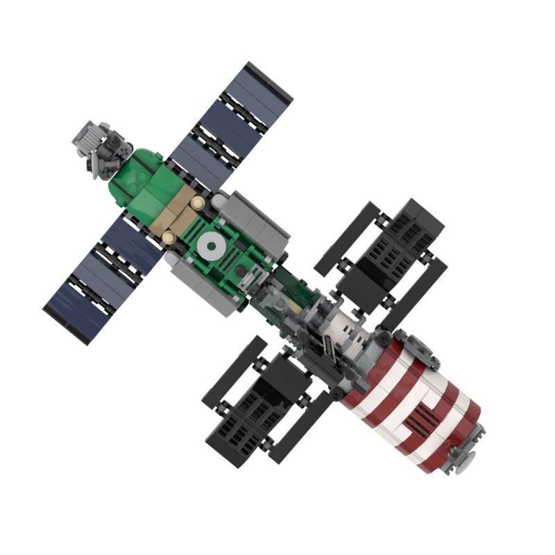 MOCBRICKLAND MOC-74674 Salyut 7 w/ Kosmos 1686