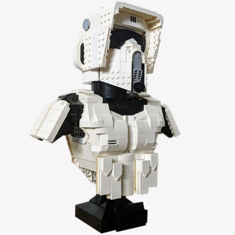 MOCBRICKLAND MOC-82906 Scout Trooper Bust