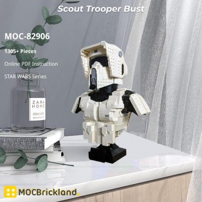 MOCBRICKLAND MOC-82906 Scout Trooper Bust