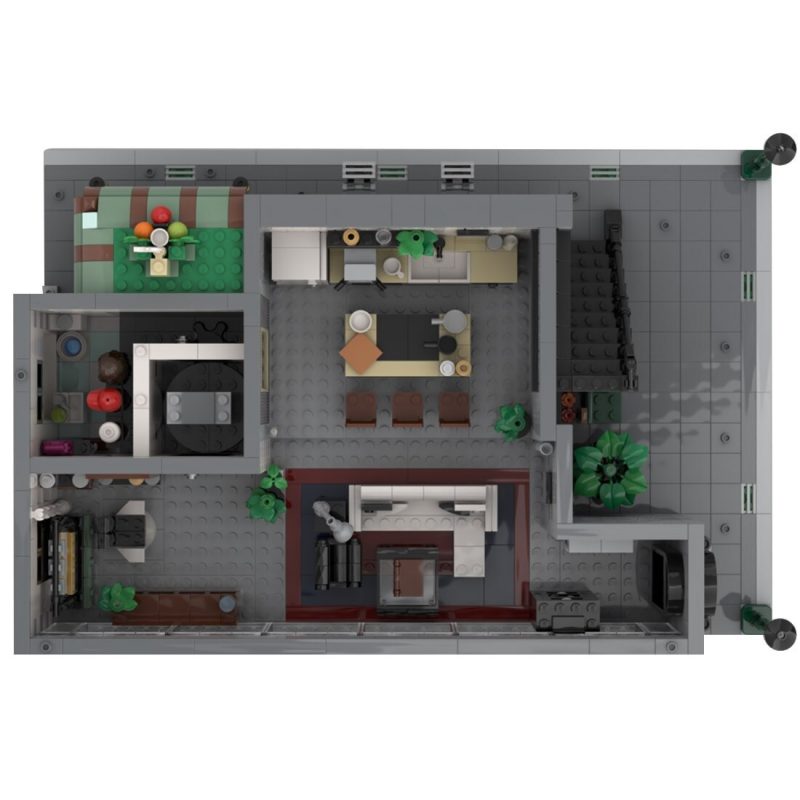 MOCBRICKLAND MOC-89138 SitCom Suite - Queer Eye