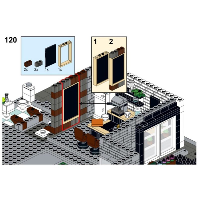 MOCBRICKLAND MOC-89138 SitCom Suite - Queer Eye