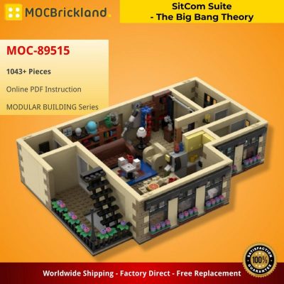 MOCBRICKLAND MOC-89515 SitCom Suite - The Big Bang Theory