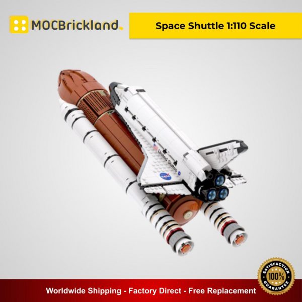 Space Shuttle 1:110 Scale MOC 46228 Creator Designed By KingsKnight With 2122 Pieces