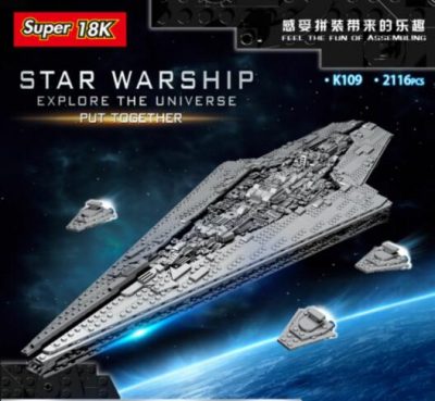 Star wars 18k k109 star warship explore the universe put together