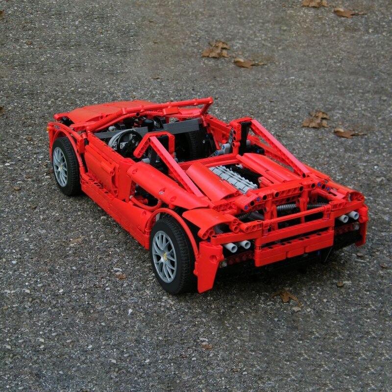 Supercar Roadster MOC 0007 Technic By Nico71 Produced by MOC BRICK LAND