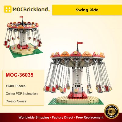 Swing Ride MOC 36035 Creator Designed By Tkel86 With 1040 Pieces