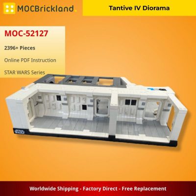MOCBRICKLAND MOC-52127 Tantive IV Diorama