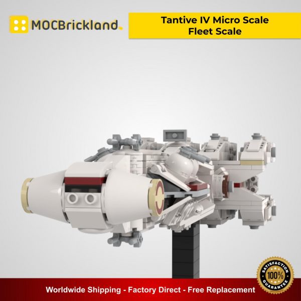 Tantive IV Micro Scale Fleet Scale MOC 36695 Star Wars Designed By 2bricksofficial With 675 Pieces