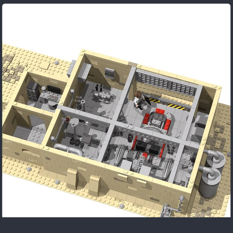 MOCBRICKLAND MOC-68515 Tatooine Mos Eisley Repair Garage