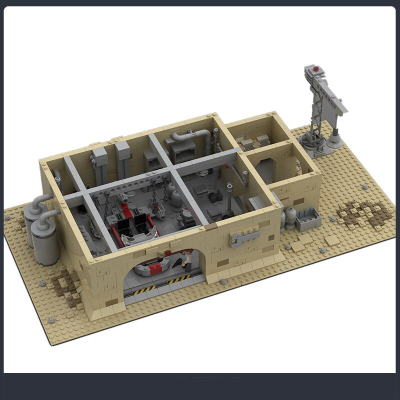 MOCBRICKLAND MOC-68515 Tatooine Mos Eisley Repair Garage