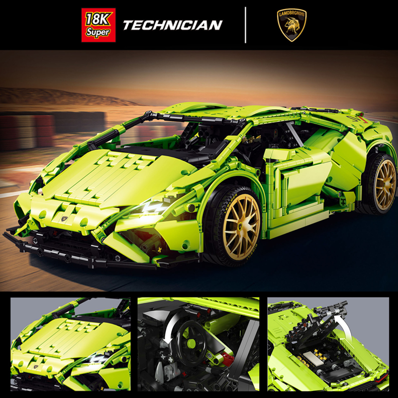 Technic 18K K132 Lamborghini Hurricane Super Car