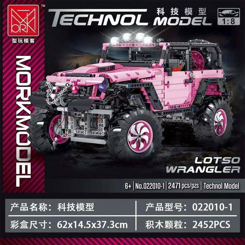 Technic MORK 022010-1 Pink Wrangler Off-road Car