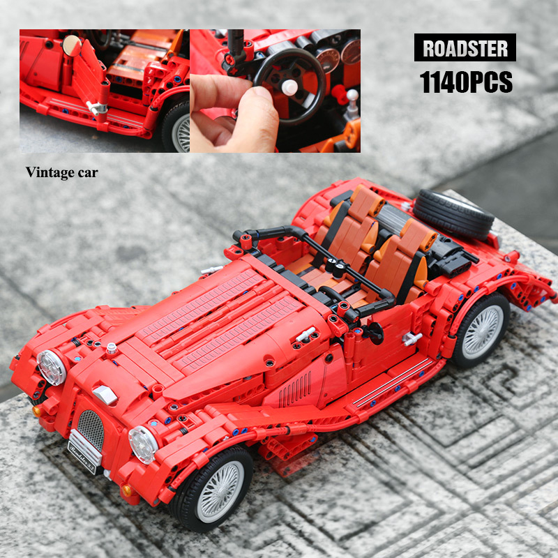 Technic WINNER 7062 The Red Convertible Classic Car 1:10