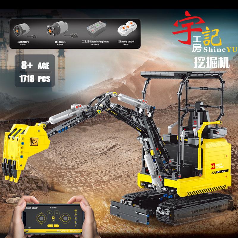 Technic XINYU YC-22006 Yuji Workshop: Excavator 1:10