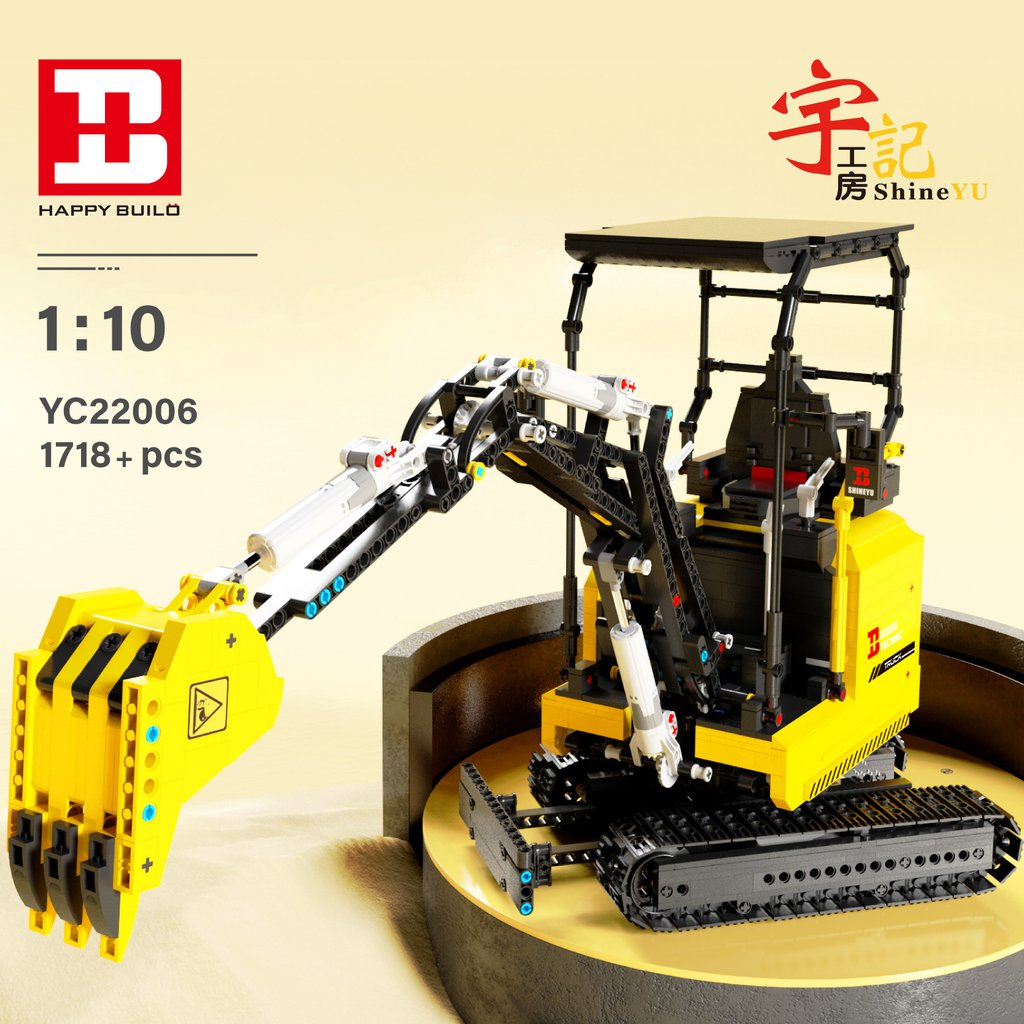 Technic XINYU YC-22006 Yuji Workshop: Excavator 1:10