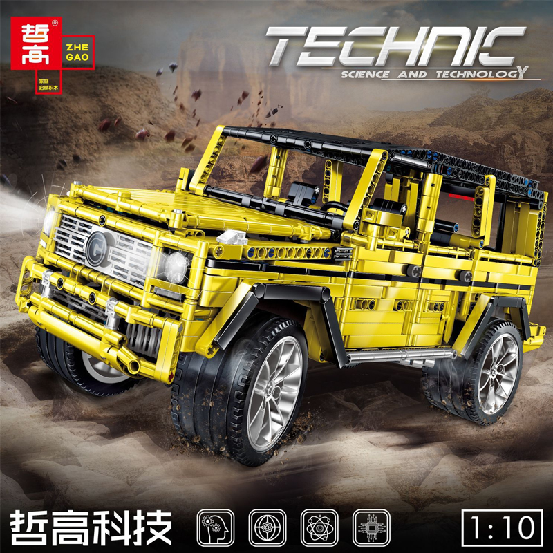 Technic ZHEGAO QL0415 Jeep Off-road Car
