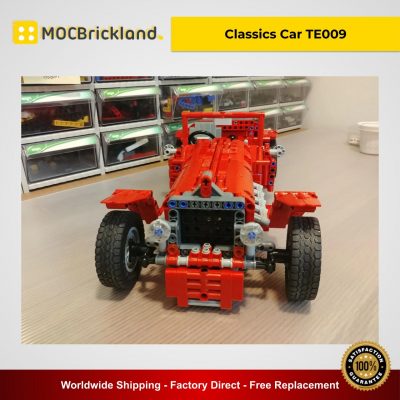 Classics Car TE009 Technic MOC 3740 with 1289 pieces