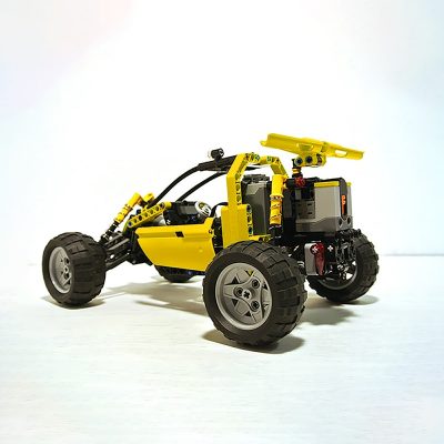 Lime Buggy Technic MOC 3929 with 400 pieces